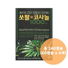 쏘팔코사놀  쏘팔코사놀 1000mg 120정 2개 