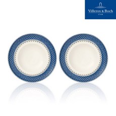 빌레로이보흐 [빌레로이앤보흐] 카살레 블루 깊은접시 2p 세트(41842700)