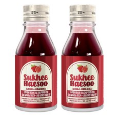 숙희해수 석류 복분자 주스 에이드 편의점, 2개, 55ml, 55g