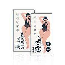 슬로비 3 플러스 30D BIG 사이즈 압박 스타킹 x 2P