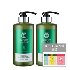 댕기머리 [댕기머리]쑥 탈모 샴푸 500ml 2개 + 특별사은품 증정, 쑥샴2