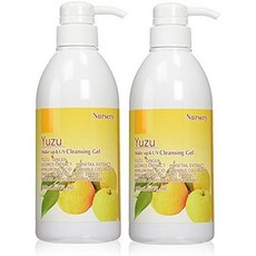 일본직발송 6. NURSERY 나세리 W 클렌징 젤 YZ 유자 500ML【2개 세트】 B071KV42L4, One Size, 2개, 500ml