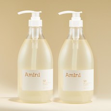 아미니 약산성 단백질 두피케어 샴푸 화이트머스크향 1000ml 2개