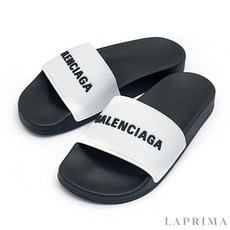 [BALENCIAGA] 발렌시아가 로고 슬리퍼 565547-W1S87-9010