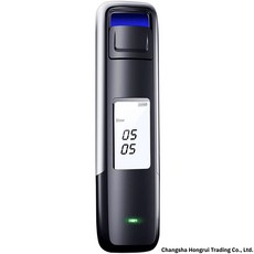 Yiobo 휴대용 알콜 음주측정기 USB 충전식 음주측정기, 순수한 검정