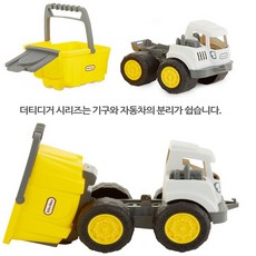 더티디거 덤프트럭 (옐로우) 레미콘장난감 포크레인장난감, 1개