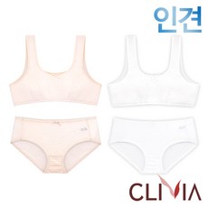 [크리비아]주니어1단계 인견 브라팬티2종(CLB6059)75AA-85AA