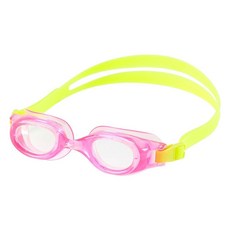 Speedo Jr. Hydrospex 클래식 수영 고글 새지 않음 김 서림 방지 쉽게 조절 가능 자외선 차단 기능 실버, 밝은 핑크