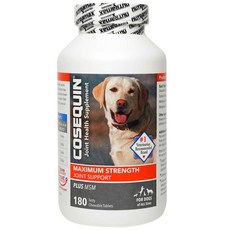 Cosequin 코세퀸 반려견 관절 영양 보조제 180정 Joint Health Supplement for dogs, 1개입, 1개 - 코세퀸