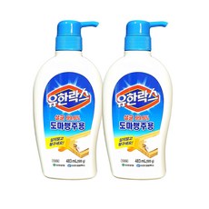 유한락스 도마 행주용 주방 세제, 2개, A 유한락스 도마행주500ml