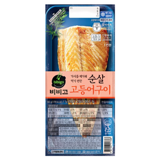 비비고 순살 고등어구이, 12개, 60g - 뽀로로고등어