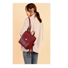 리얼가죽 여성 정형 사이즈 소프트레더 심플 도난방지 여행 스타일리쉬 미니백 트렌드