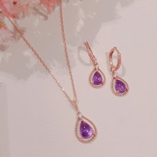 골든듀물방울목걸이