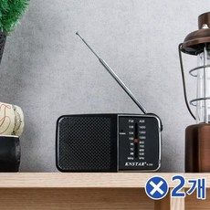 [3일이내출고]아날로그 가로형 AMFM라디오x2개 감각적디자인