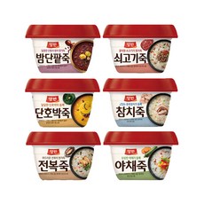 동원 양반죽 인기5종 10개(전복2 야채2 단팥2 단호박2 쇠고기2), 285g, 10개