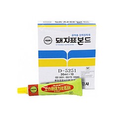 잘붙어 돼지표본드 D-5251 다용도 강력 접착제 30ml(10개입) 1갑, 10개