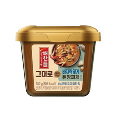 CJ제일제당 해찬들 그대로끓여먹는 된장찌개 450g x 3개입 초간편, 1세트