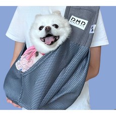 디엠디 강아지가방 슬링백, 다크네이비(FREE)