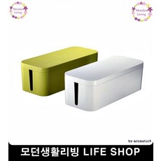 미끄럼방지 복잡한 코드선 정리함 돼지꼬리 멀티탭선정리 멀티탭, IVORY, 1개