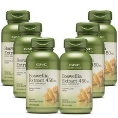 GNC 보스웰리아 추출물 450mg 캡슐, 100정, 6개