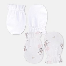 오가닉붐 사계절용 베이직 + 카우 손싸개 세트
