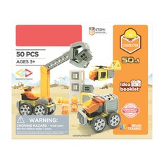 맥포머스 어메이징 컨스트럭션 세트 50pcs, 1개