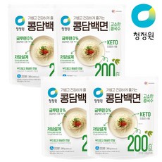 청정원 콩담백면 콩국수(2인) 380g x 4개