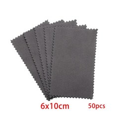 은닦는천 연마 천 실버 색상 청소 1050 개 닦기 골드 주얼리 도구용, [28] 은닦는천 Dark Grey 6x10 50Pcs, 50개