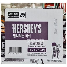 허쉬 얼려먹는 아이스크림 초코앤밀크 85ml 24입, 24개