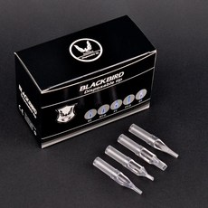 BlackBird 일회용 타투 숏팁 다이아몬드 라운드 플랫 타투용품 tattoo tip disposable, 1박스, 5F