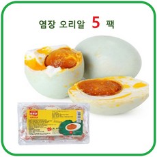 UMYSONG 짠오리알 오리알 찐 오리알 야딴 절인 360g 6개입, 5팩, 60g x 6개입