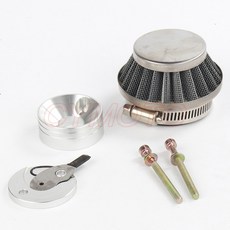 오토바이 에어필터 카뷰레터 에어 필터 어댑터 Vstack 23cc 33cc 43cc Big Foot Goped Blade Scooter 47cc 49cc Pocket Bike Mi, 1개