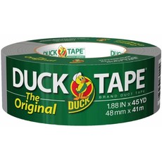 덕 테이프 오리지널 1팩 48mmx41m(45yd) The Original Duck Tape Brand 394468 Duct Tape 1-Pack 1.88 Inch x 45 Yard Silver