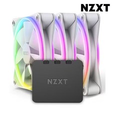 NZXT F120 RGB DUO Matte White 시스템쿨러 (3PACK/Controller)