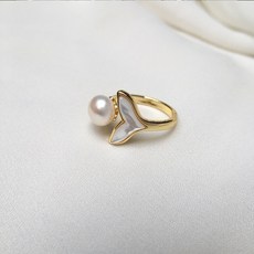 14k담수진주링반지