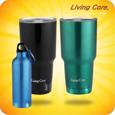 정품 리빙코아 괴물 텀블러 보온 보냉병 보틀 사은품
