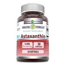 Amazing Nutrition 아스타크산틴 12mg 캡슐 30정, 1개