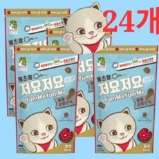  캐츠랑 저요저요 참치 60g x 24개 고양이 고양이과자 간식 이빨과자 