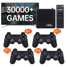 엑박패드 컨트롤러 조이스틱 G11 Pro 게임 박스 듀얼 시스템 비디오 콘솔 128G, 1개, 1.64G Without Box - EU