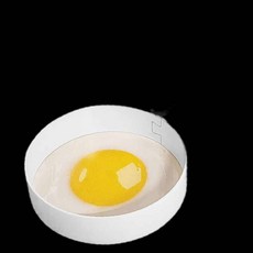 라쿠친 하얀 원형 계란틀 1244 후라이 에그링 모양틀 계란찜기계란틀 93000EA