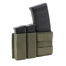  에스텍 Esstac 5.56 1+2 KYWI 매거진 파우치 Side by Gap, 4X WTF STRAPS, 레인저그린 