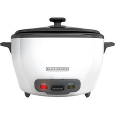 블랙데커 6컵 밥솥 RC506 익히지 않은 밥 3컵 찜 바구니 탈착식 논스틱 볼 원터치, rice cooker, 6-cup