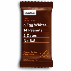 알엑스바 프로틴바 건강한 간식 피넛버터 초콜렛 12개입 3팩, 52g, 1개