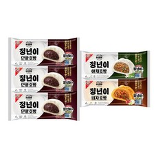 롯데웰푸드 정년이 기린호빵 팥호빵(4입) X3봉 + 야채호빵(4입) 피자호빵(4입), 3개