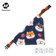 Xuanyunxi강아지 코튼 스카프2+1, S