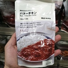 무인양품 버터치킨카레 180g, 1개