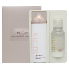 숨37 선 어웨이 쿨링 워터리 선블럭 AD 대용량 선크림 100ml, 1개