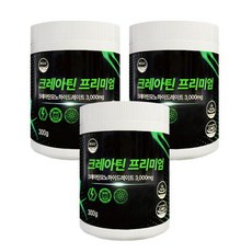 크레아틴 프리미엄 300g 3개 모노하이드레이트 운동 부스터 헬스 보충제