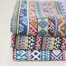 원단마트 북유럽풍 jacquard 자가드 3종, 퍼플