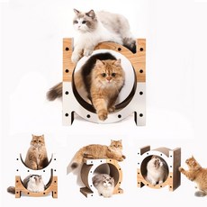 ANYOU 고양이스크래쳐 더블 배색 스탠드 고양이 그립판 내구성 골판지 대형 고양이 그립패드, 1pcs